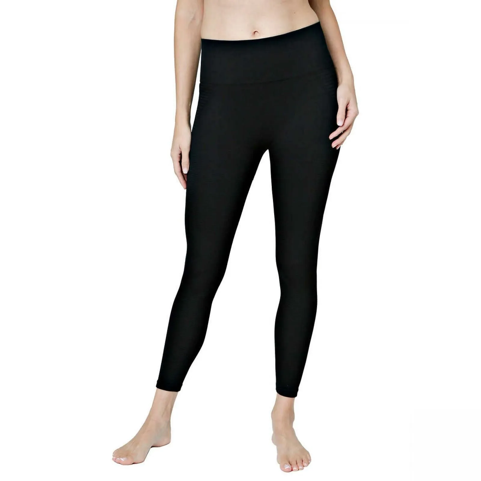 Tuff Athletics High Waist Seamless Compression Running Tights