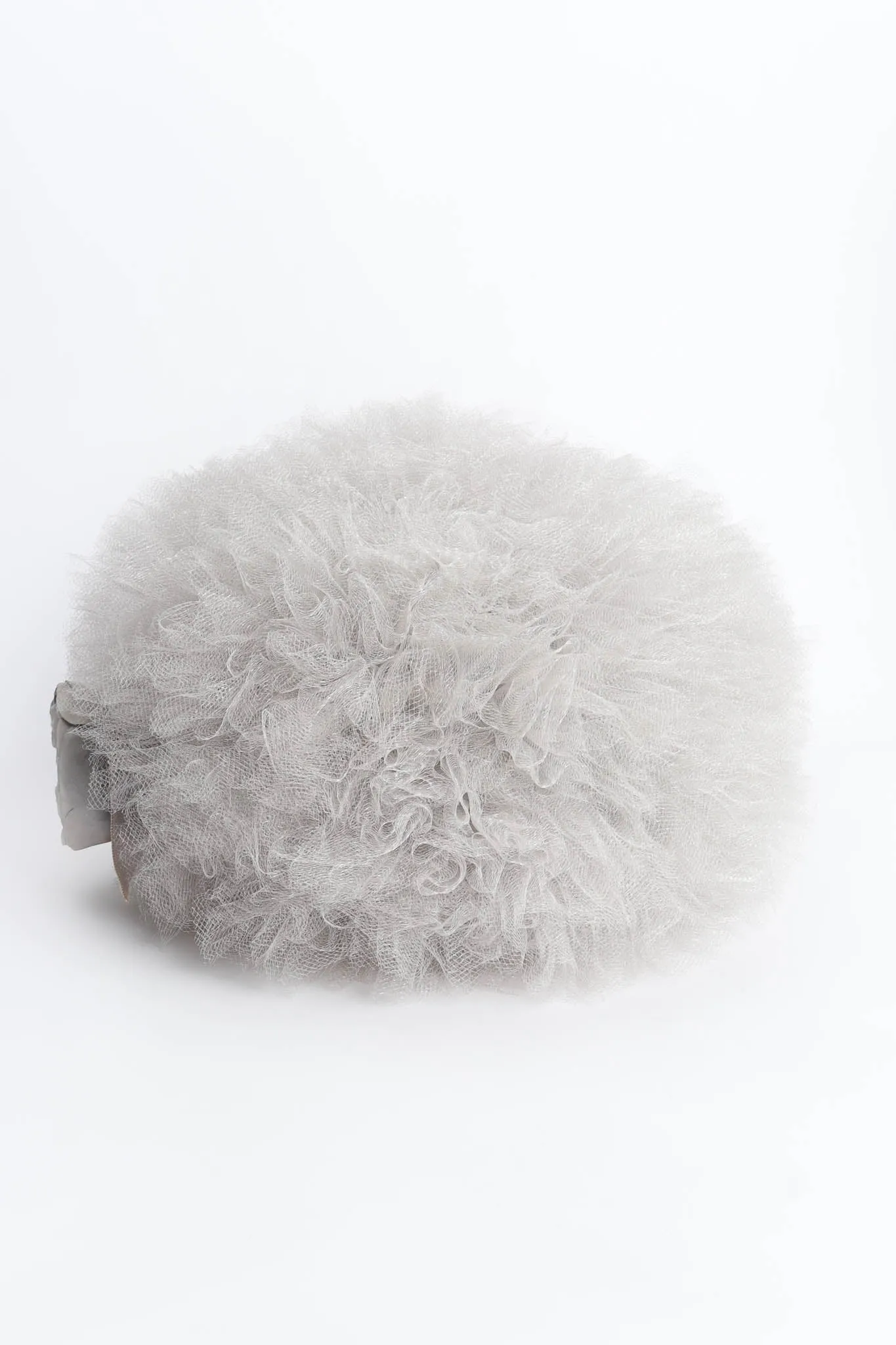 Tulle Flower Pillbox Hat