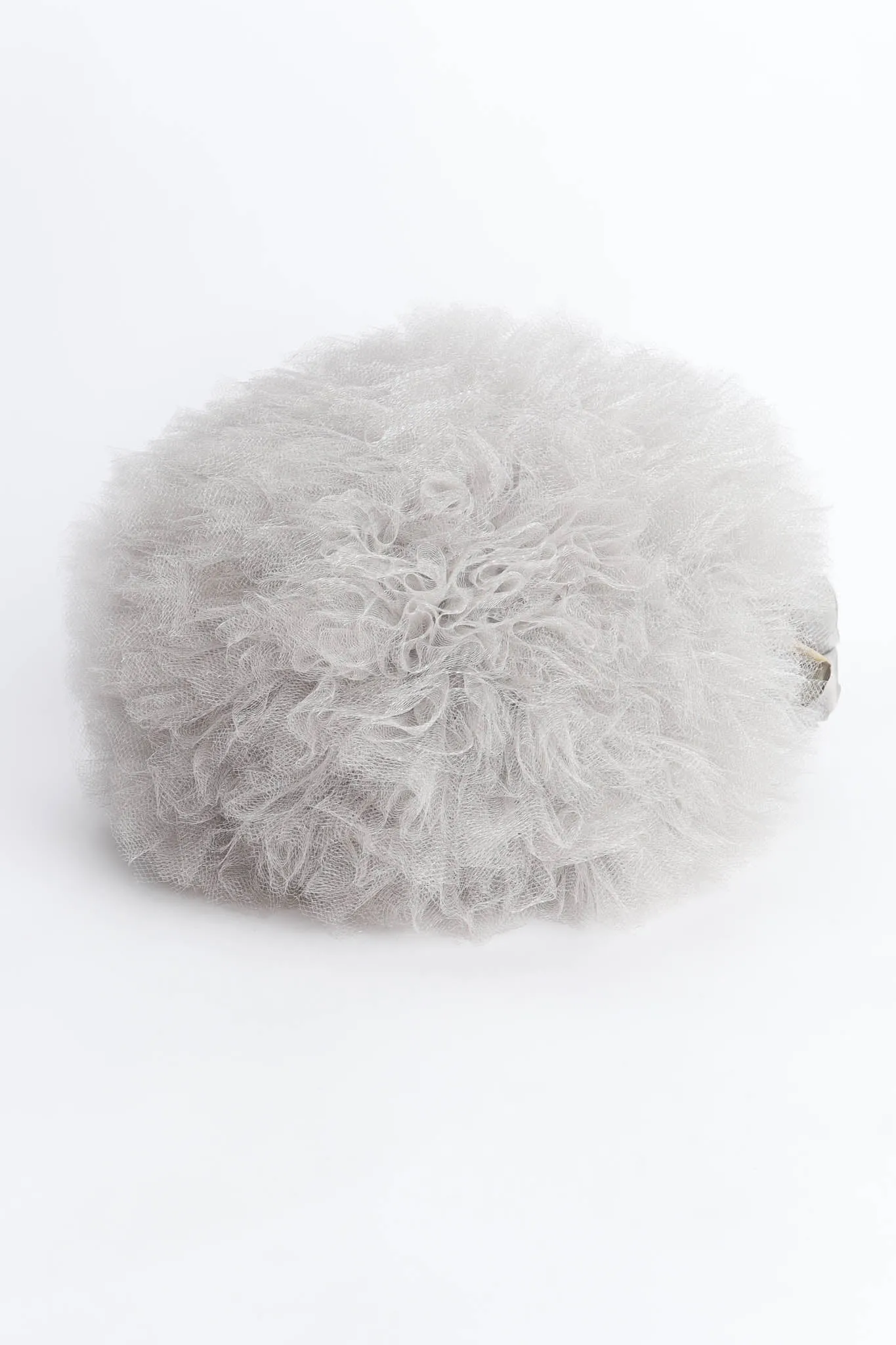 Tulle Flower Pillbox Hat