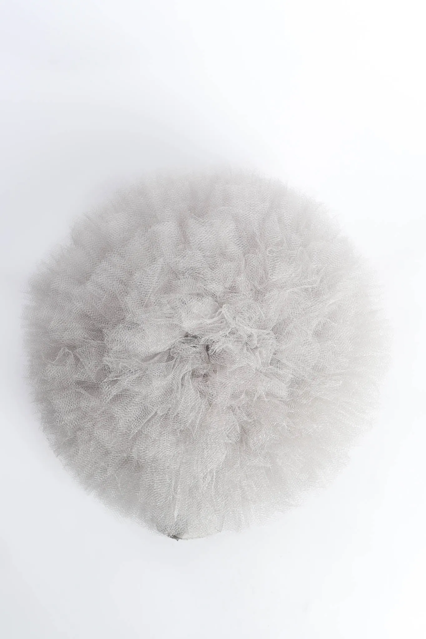 Tulle Flower Pillbox Hat