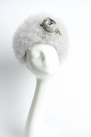 Tulle Flower Pillbox Hat