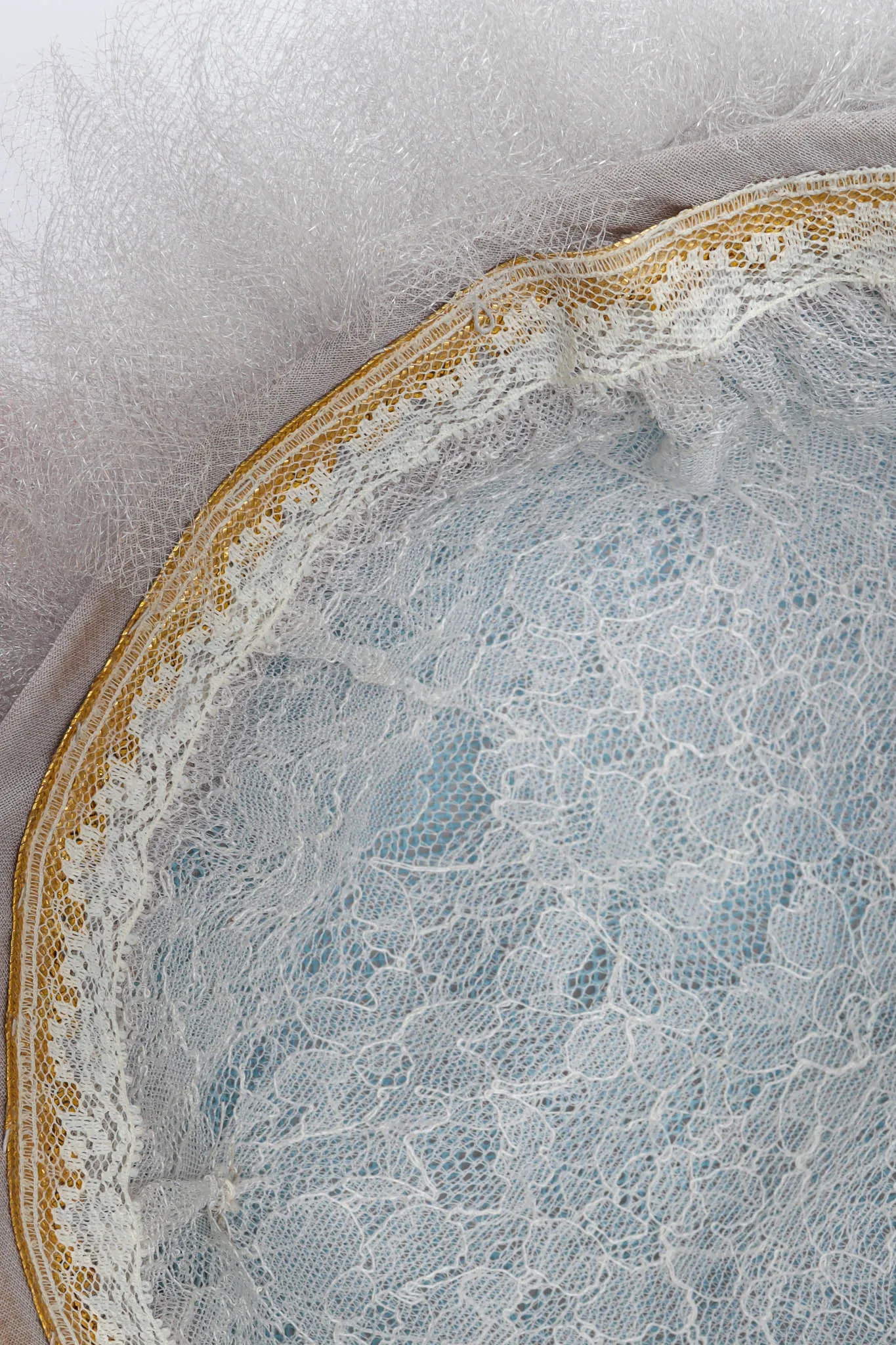 Tulle Flower Pillbox Hat