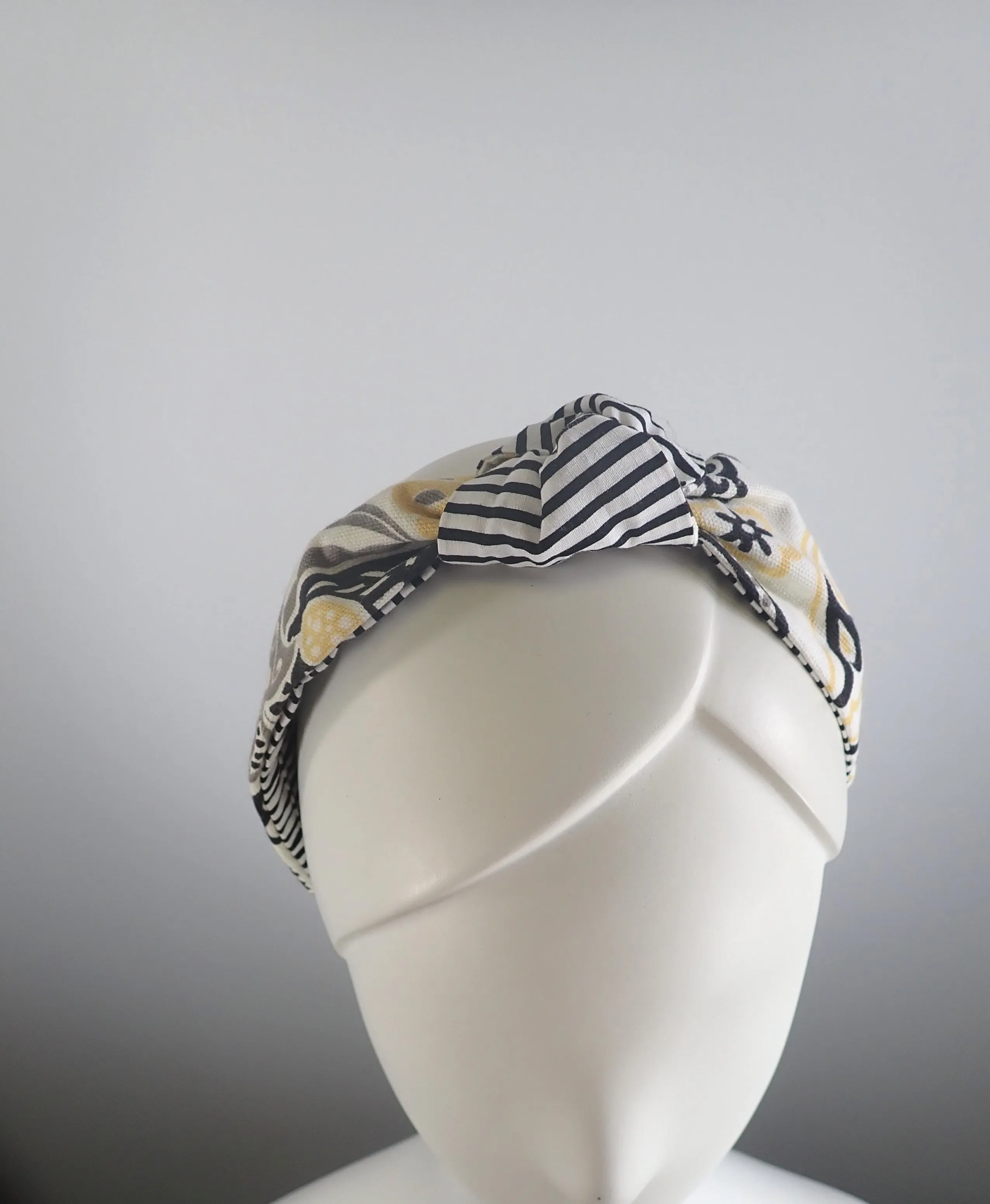 Turban Knot Headband. Turban Style Headband. Shabby Chic Headband. Womens Turban Headband. Ladies Accessory.
