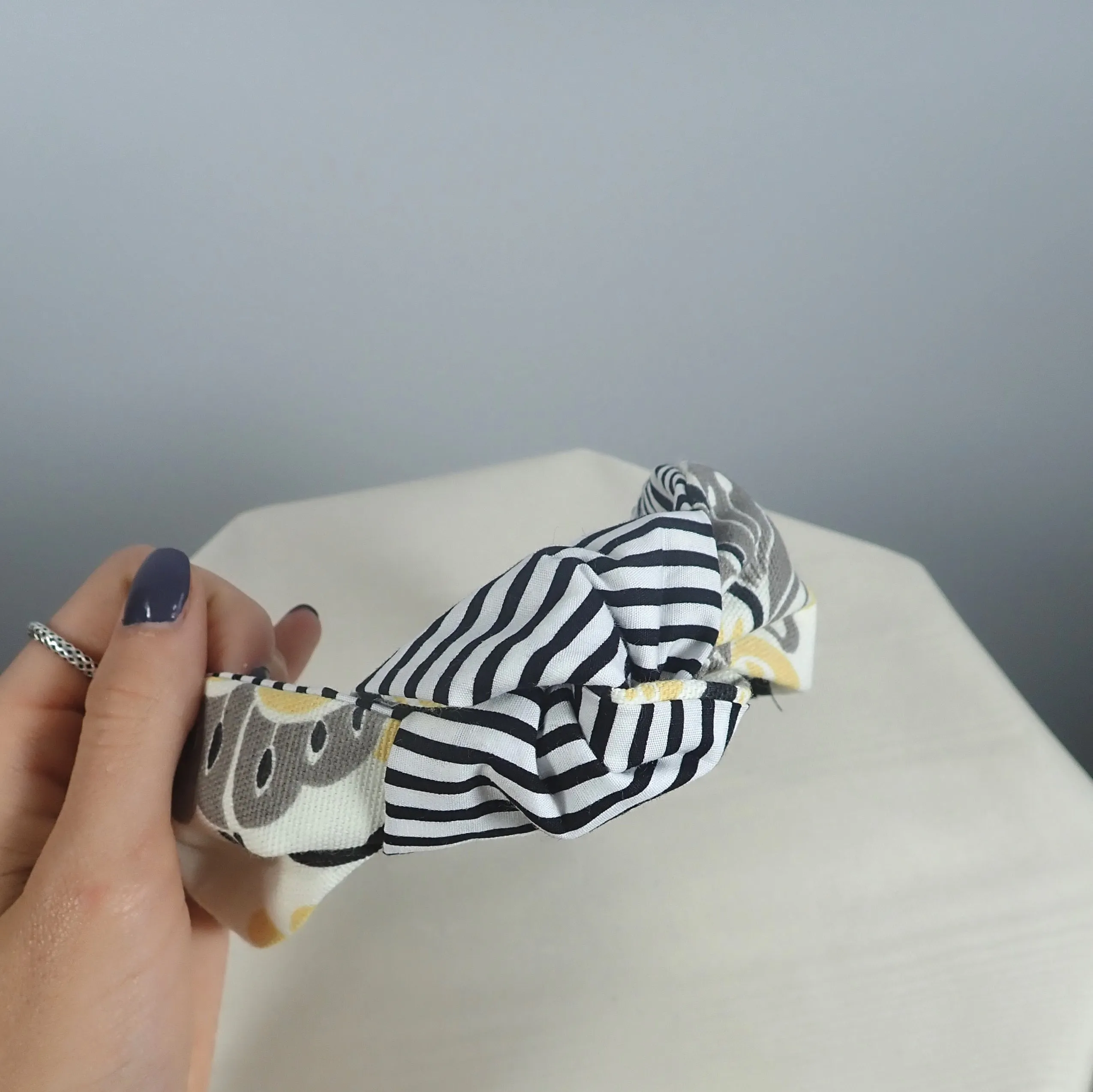 Turban Knot Headband. Turban Style Headband. Shabby Chic Headband. Womens Turban Headband. Ladies Accessory.