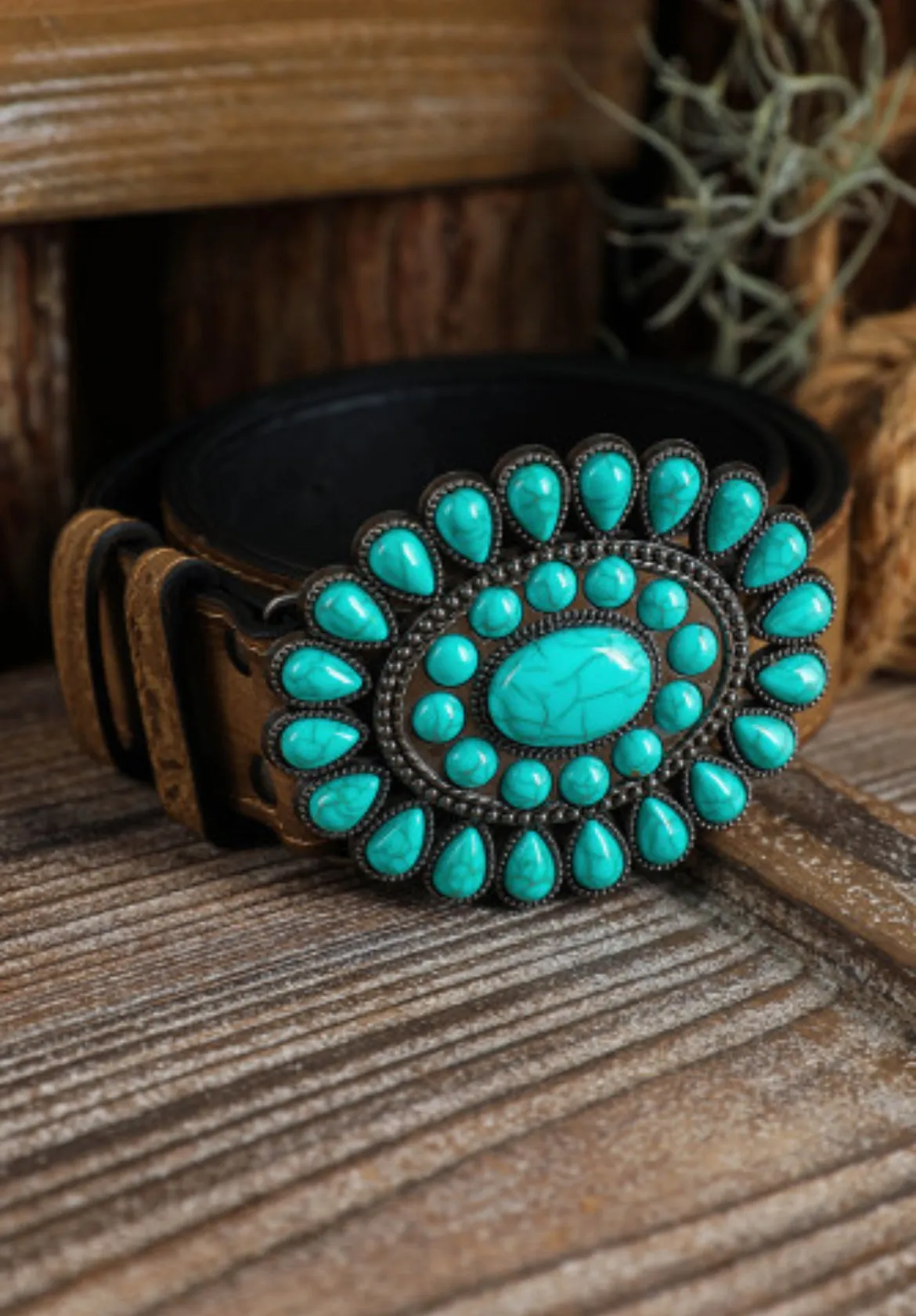 Turquoise Buckle Belt