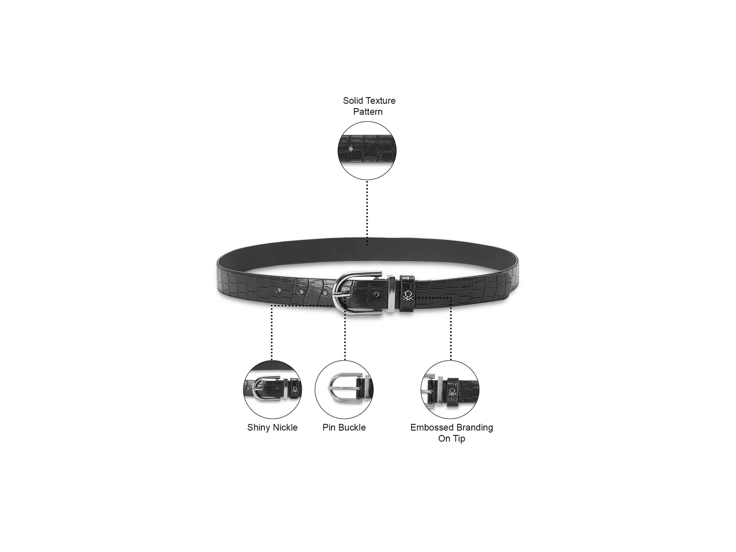 UCB CHERYL NON REVERSIBLE BELT