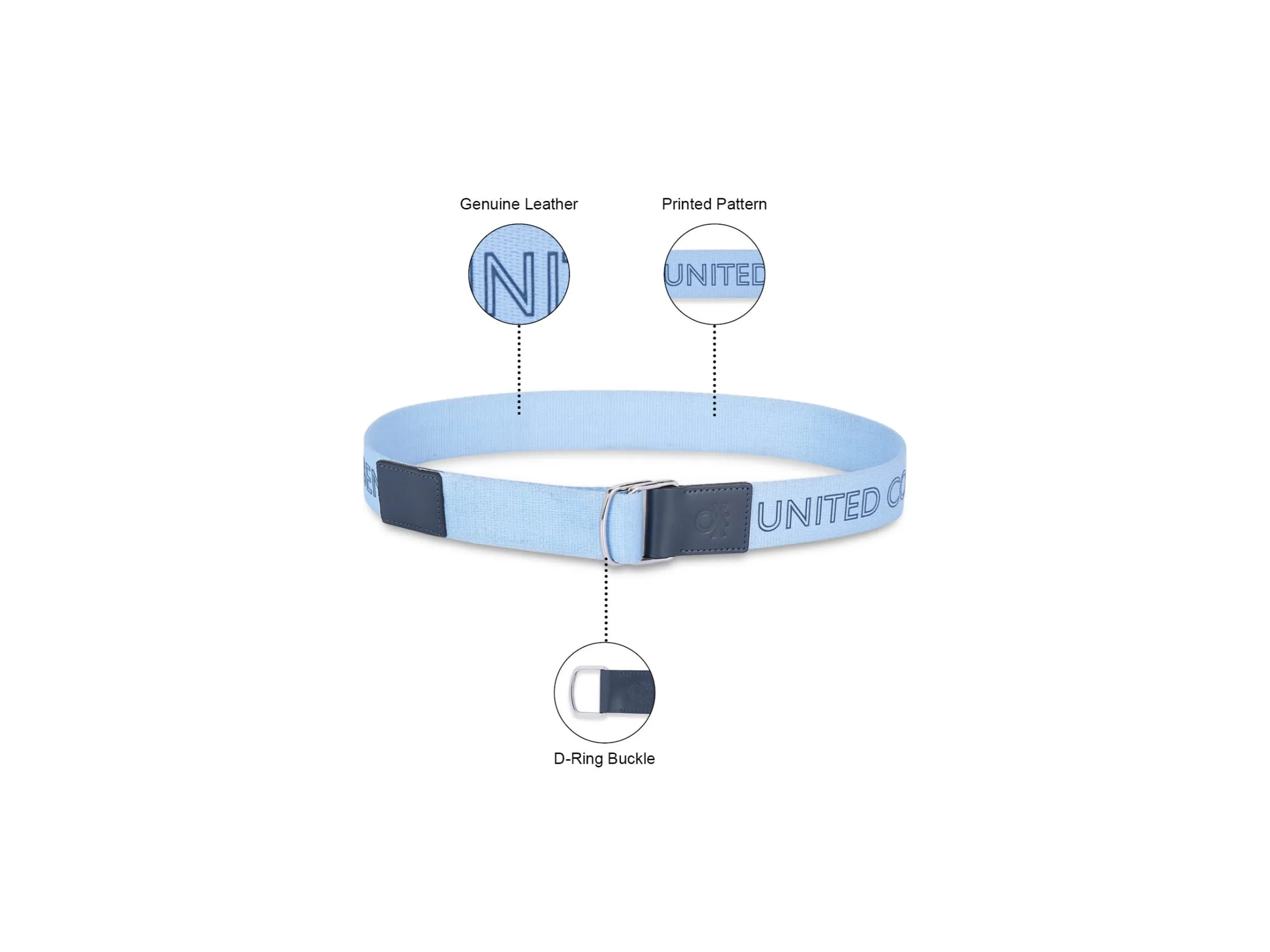 UCB QUINTO NON REVERSIBLE BELT