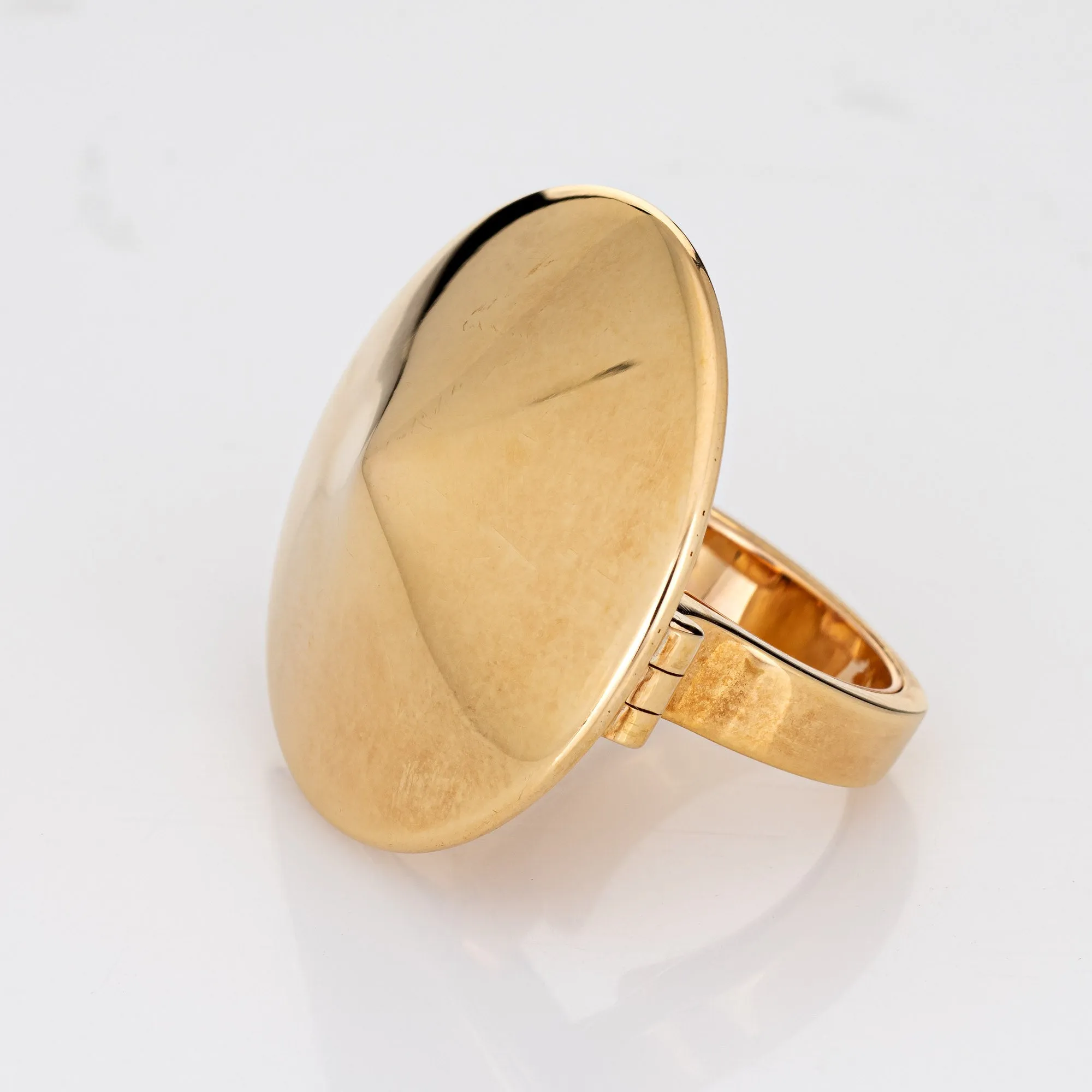 Van Cleef & Arpels Chapeau Chinois Ring 18k Gold Paris Opens Estate VCA Sz 52