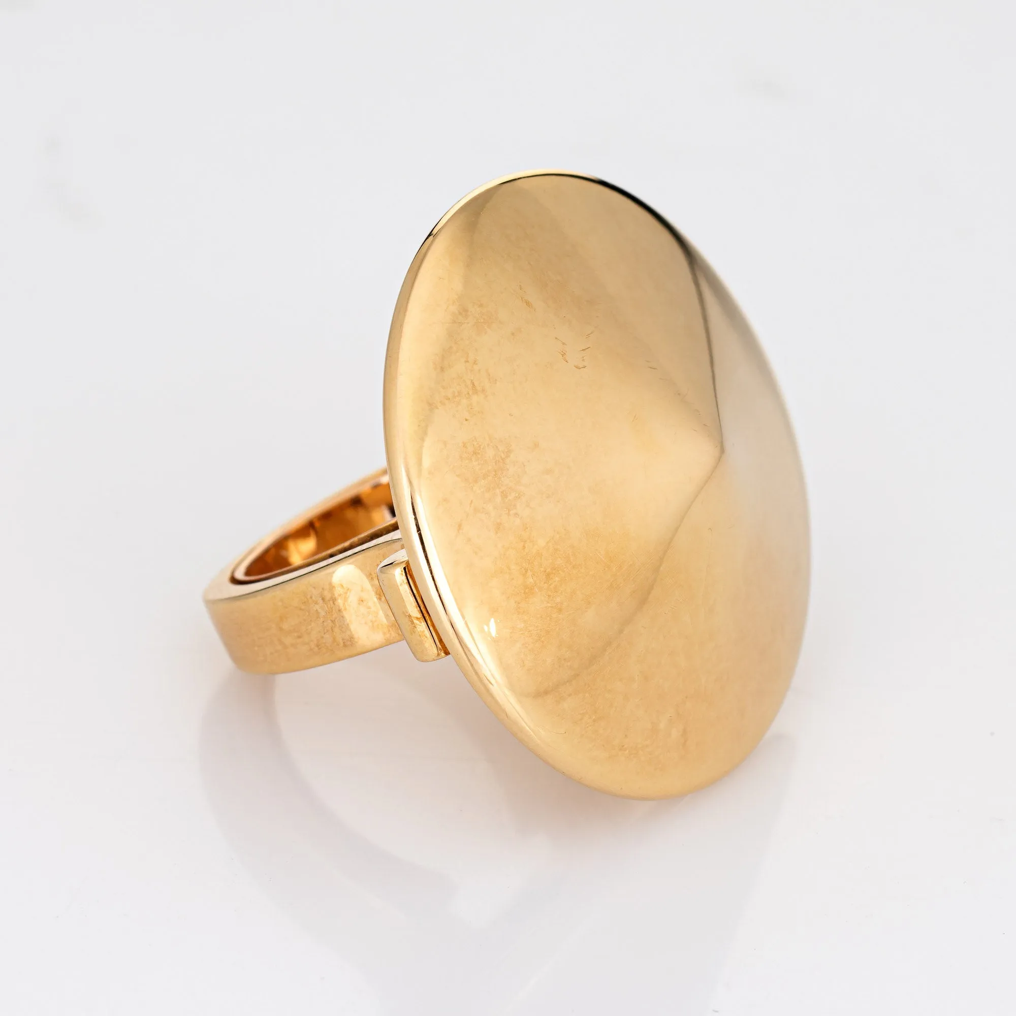 Van Cleef & Arpels Chapeau Chinois Ring 18k Gold Paris Opens Estate VCA Sz 52