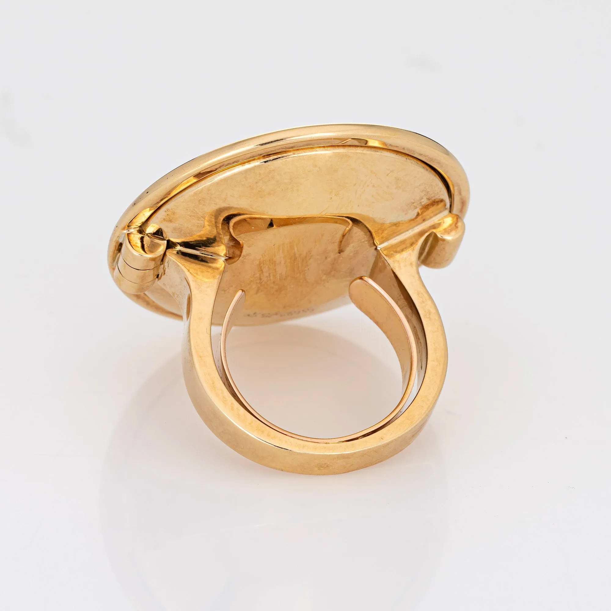 Van Cleef & Arpels Chapeau Chinois Ring 18k Gold Paris Opens Estate VCA Sz 52