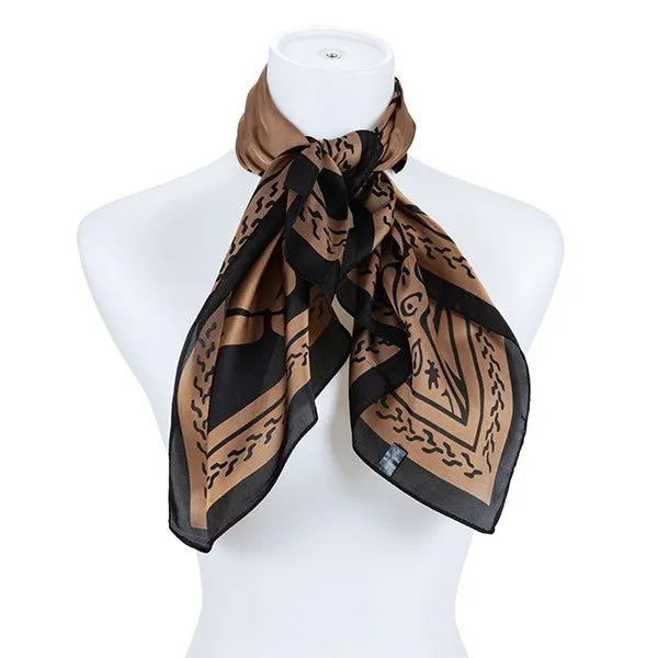Versatile Silk Accessory for Neck, Hair