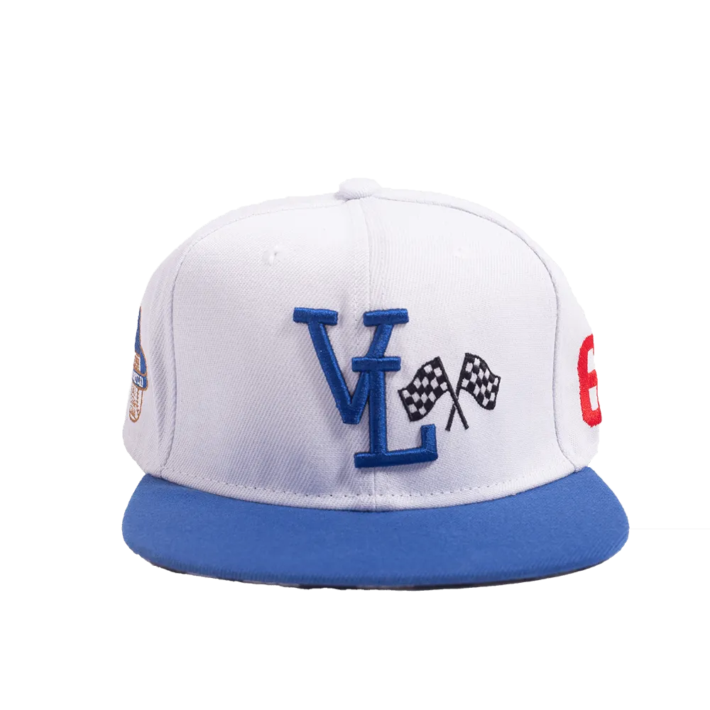 VICTORY LAP SNAPBACK (WHITE)