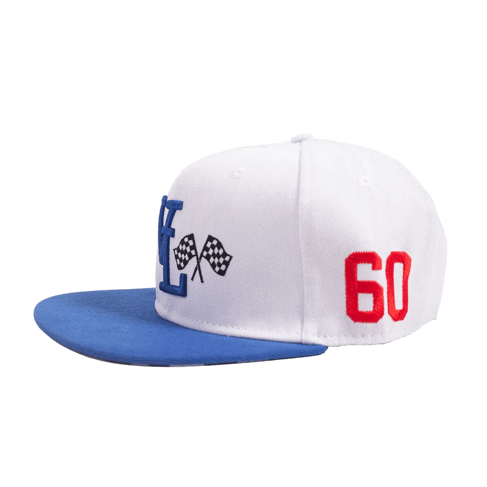 VICTORY LAP SNAPBACK (WHITE)