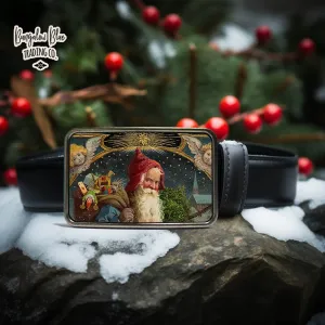 Vintage Santa Belt Buckle