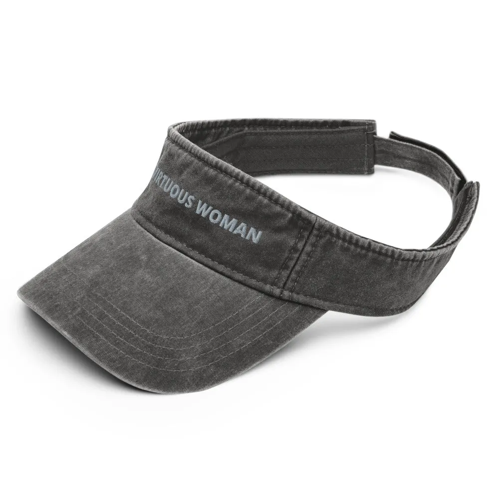 Virtuous Woman Denim visor