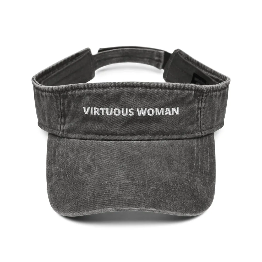 Virtuous Woman Denim visor