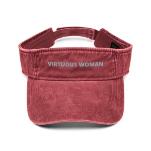 Virtuous Woman Denim visor