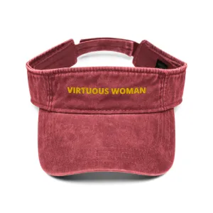 Virtuous Woman Denim visor
