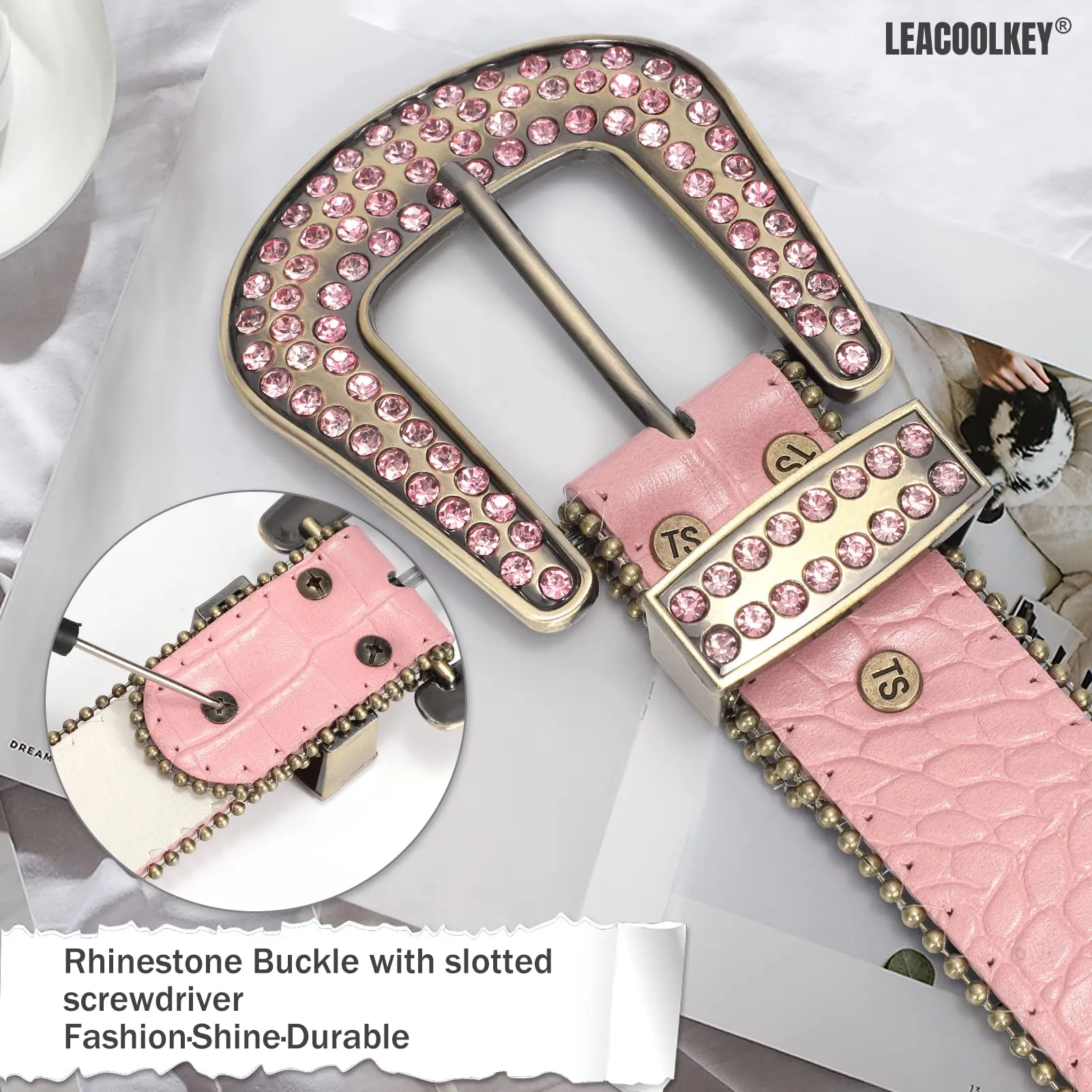 Western Cowgirl Rhinestone Belt for Jeans  Fashion Rhinestone Belt for Women Men  Ladies Bling Rhinestone Belt for Dress
