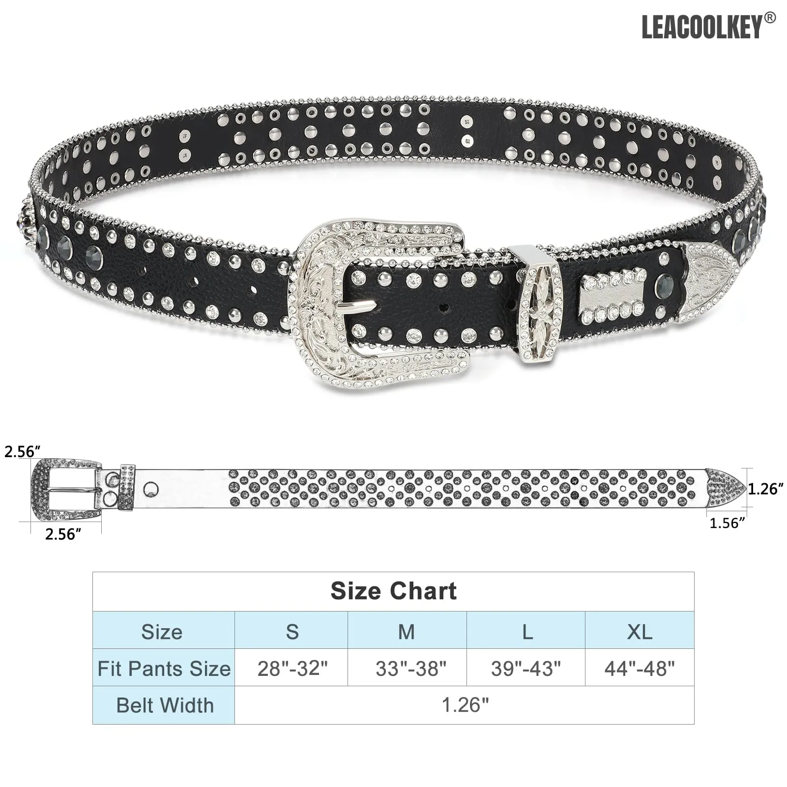 Western Cowgirl Rhinestone Belt for Jeans  Fashion Rhinestone Belt for Women Men  Ladies Bling Rhinestone Belt for Dress