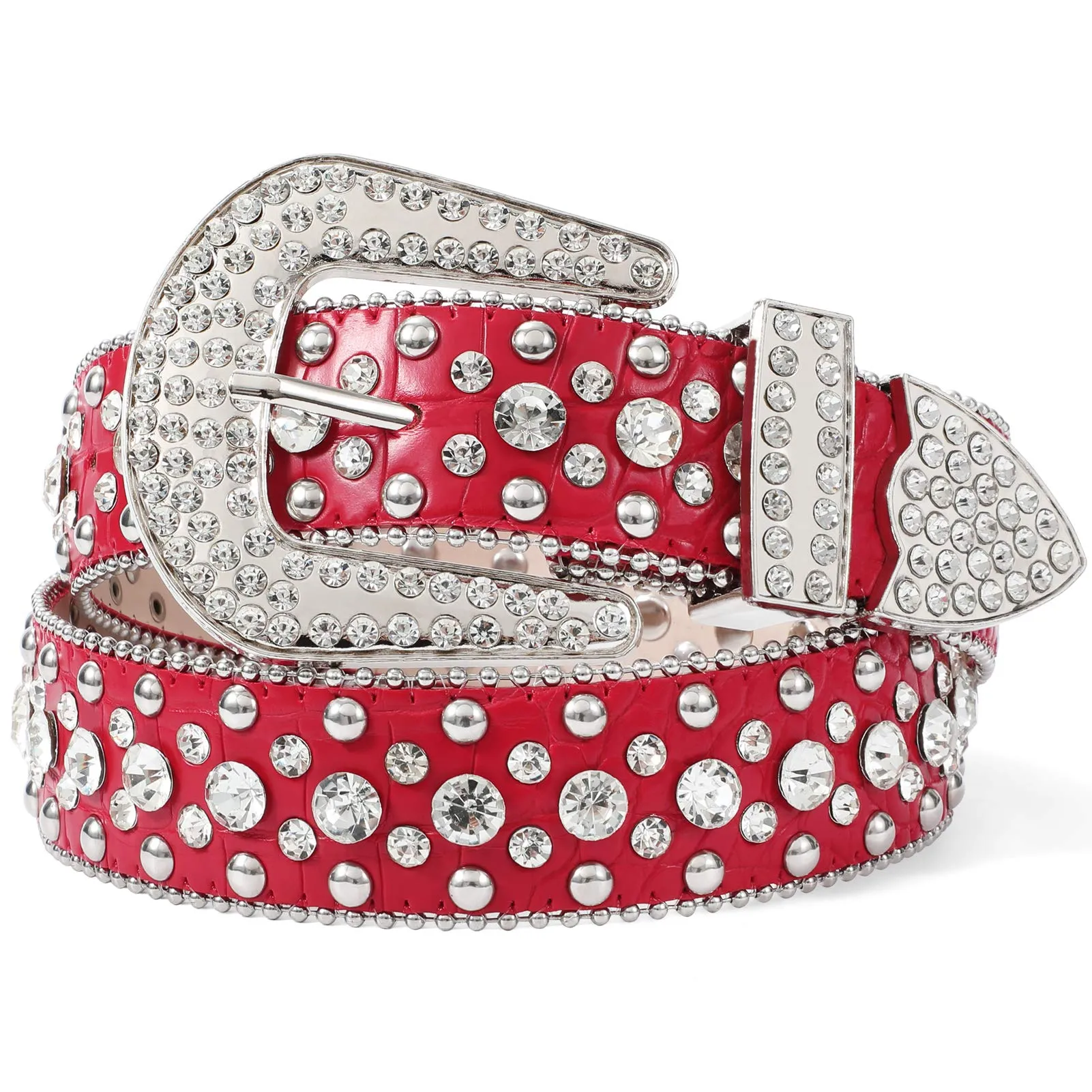 Western Cowgirl Rhinestone Belt for Jeans  Fashion Rhinestone Belt for Women Men  Ladies Bling Rhinestone Belt for Dress