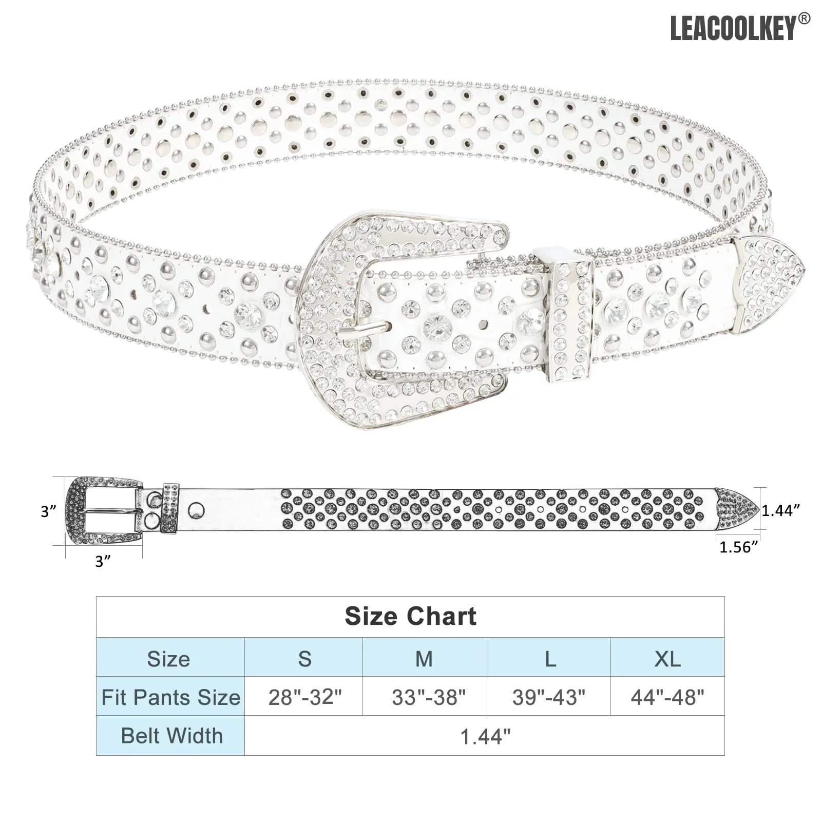 Western Cowgirl Rhinestone Belt for Jeans  Fashion Rhinestone Belt for Women Men  Ladies Bling Rhinestone Belt for Dress