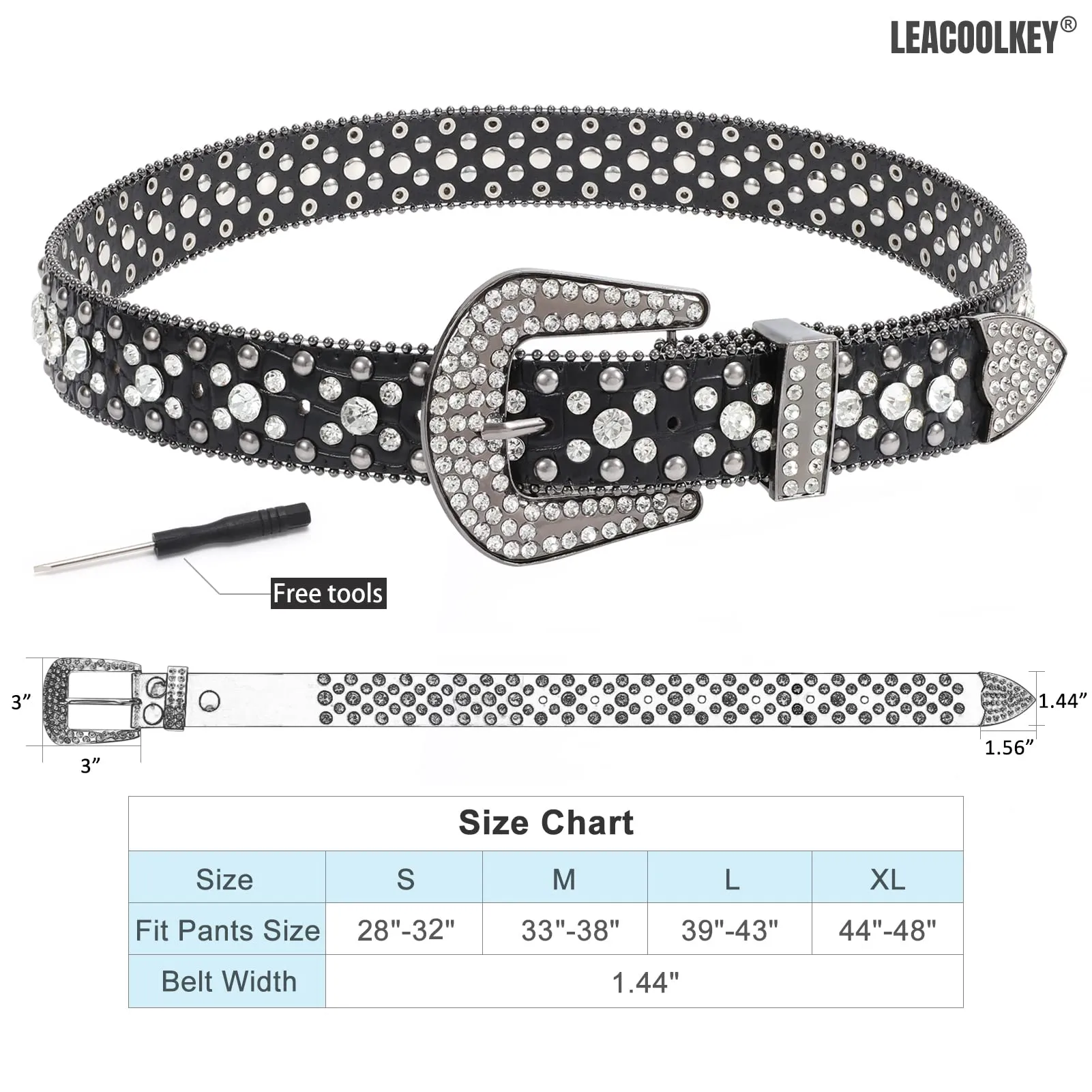Western Cowgirl Rhinestone Belt for Jeans  Fashion Rhinestone Belt for Women Men  Ladies Bling Rhinestone Belt for Dress