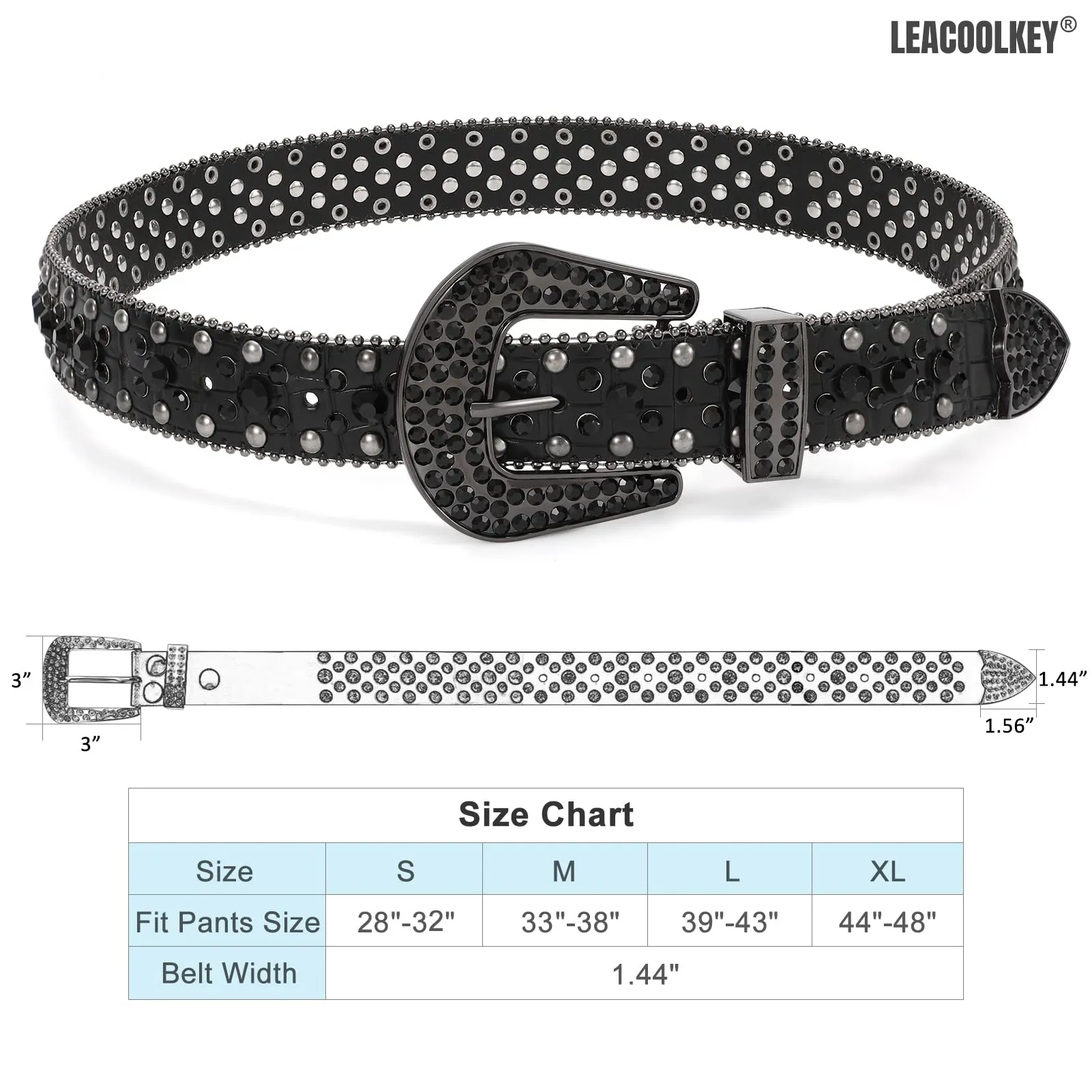 Western Cowgirl Rhinestone Belt for Jeans  Fashion Rhinestone Belt for Women Men  Ladies Bling Rhinestone Belt for Dress