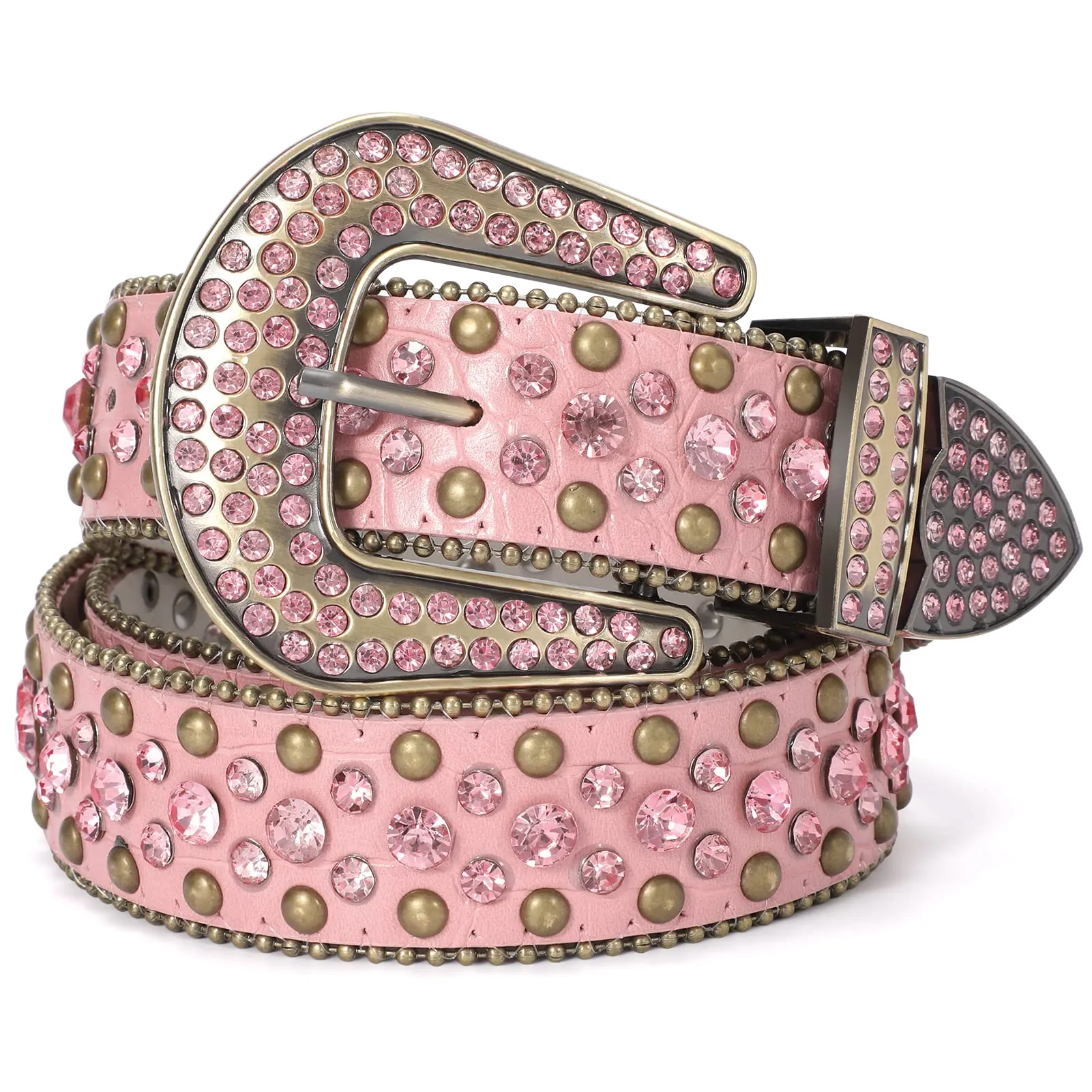 Western Cowgirl Rhinestone Belt for Jeans  Fashion Rhinestone Belt for Women Men  Ladies Bling Rhinestone Belt for Dress
