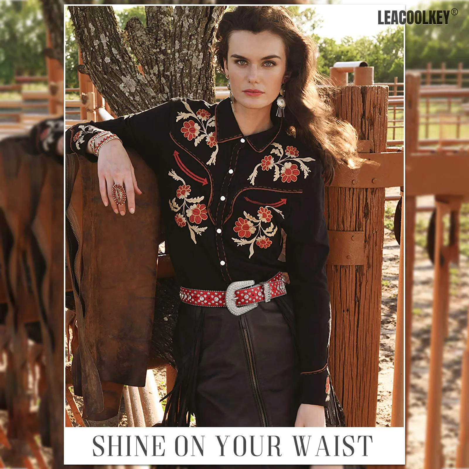 Western Cowgirl Rhinestone Belt for Jeans  Fashion Rhinestone Belt for Women Men  Ladies Bling Rhinestone Belt for Dress