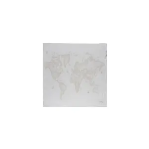 White Polyester Scarf