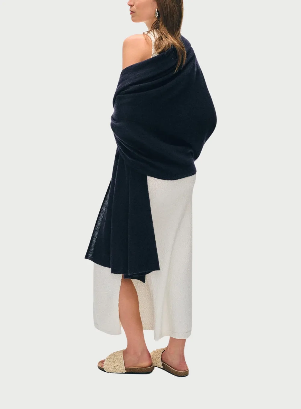 WHITE   WARREN | Cashmere Travel Wrap
