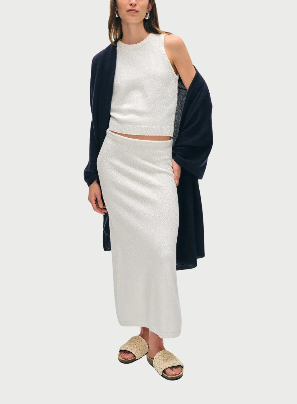 WHITE   WARREN | Cashmere Travel Wrap