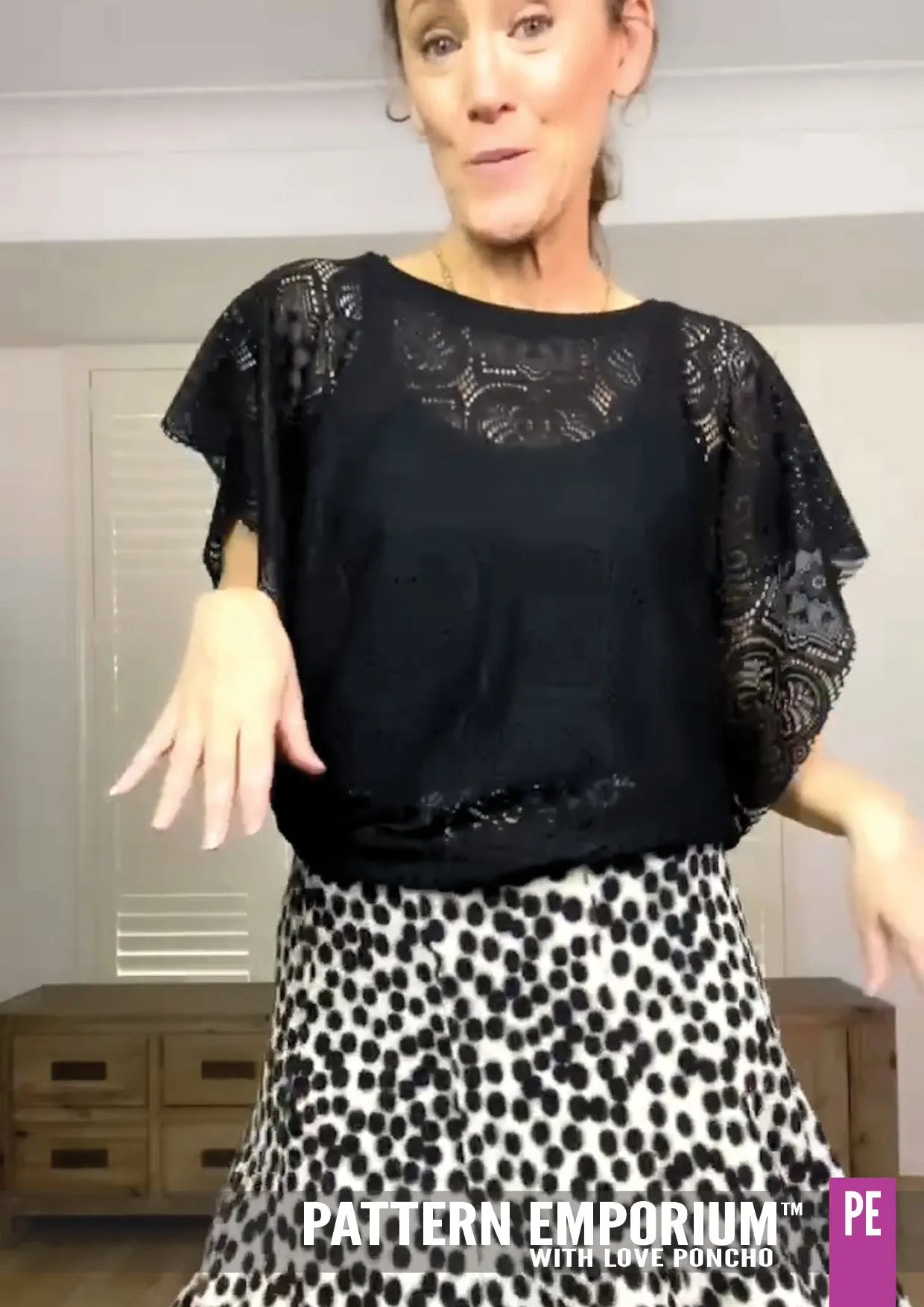 With Love | Poncho Sewing Pattern