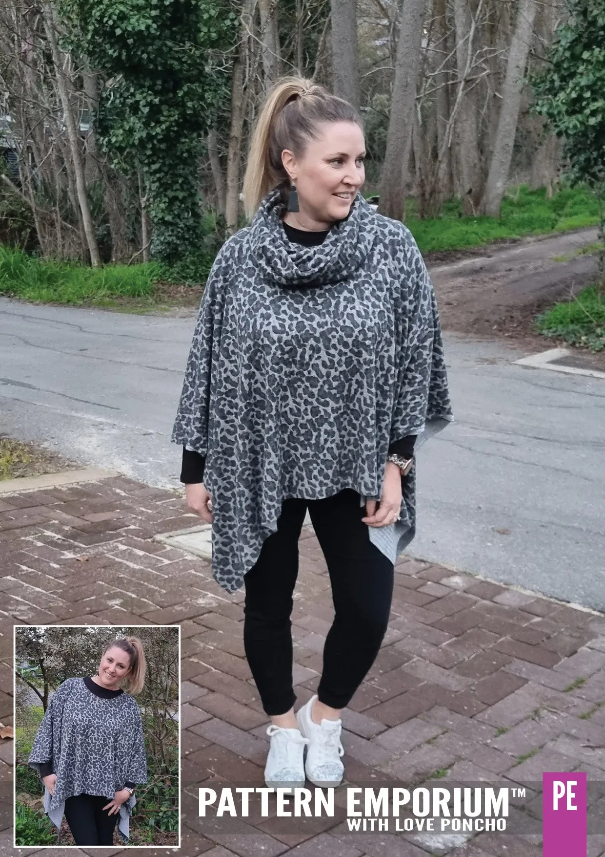 With Love | Poncho Sewing Pattern