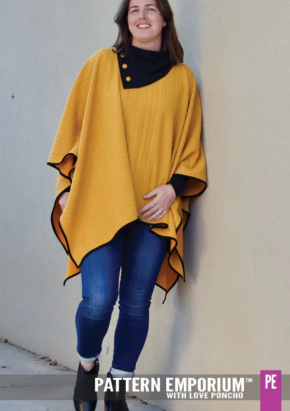 With Love | Poncho Sewing Pattern