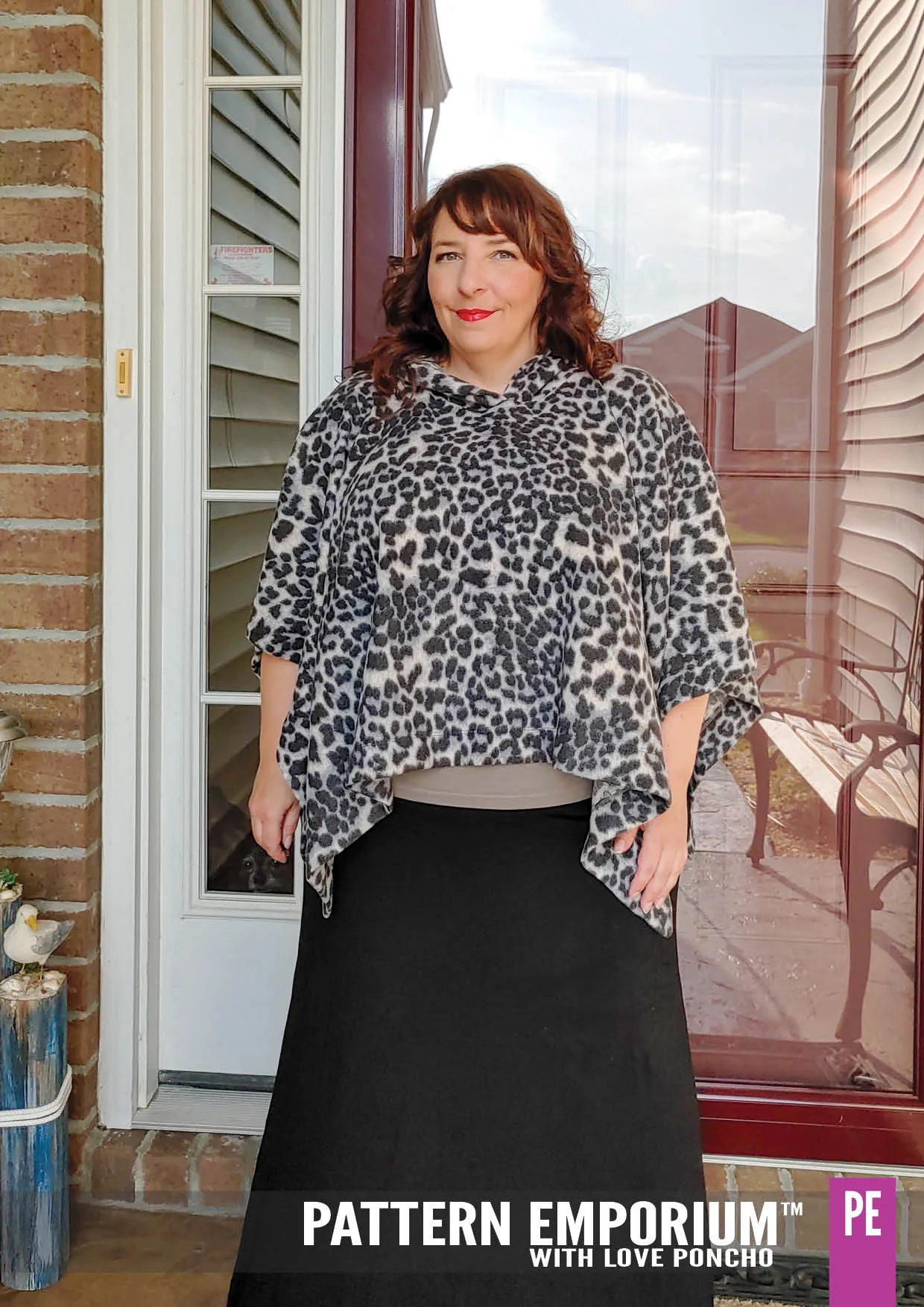 With Love | Poncho Sewing Pattern