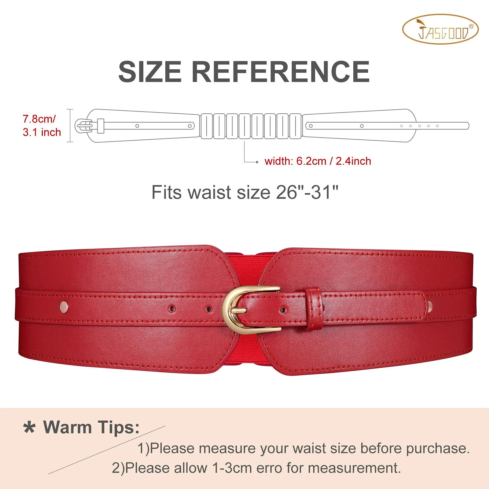 Women Dress Waist Belt Stretchy Elastic Vintage Belts for Dress with Metal Buckle Waistband Cosplay