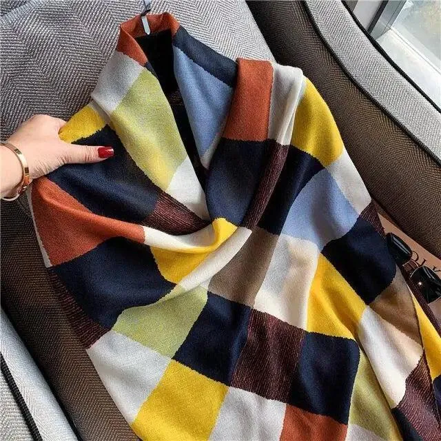 Women Scarf Leopard Print Cotton Large Size Scarfs For Winter Shawls Winter Warm Casual Wear For Women Lovely Floral Tassel Cotton ab Shawls Lady Silk Wraps Scarves