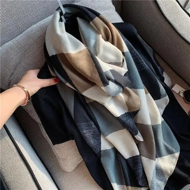 Women Scarf Leopard Print Cotton Large Size Scarfs For Winter Shawls Winter Warm Casual Wear For Women Lovely Floral Tassel Cotton ab Shawls Lady Silk Wraps Scarves
