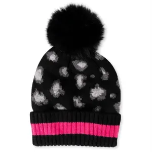 Women's Babe Pom Hat In Black