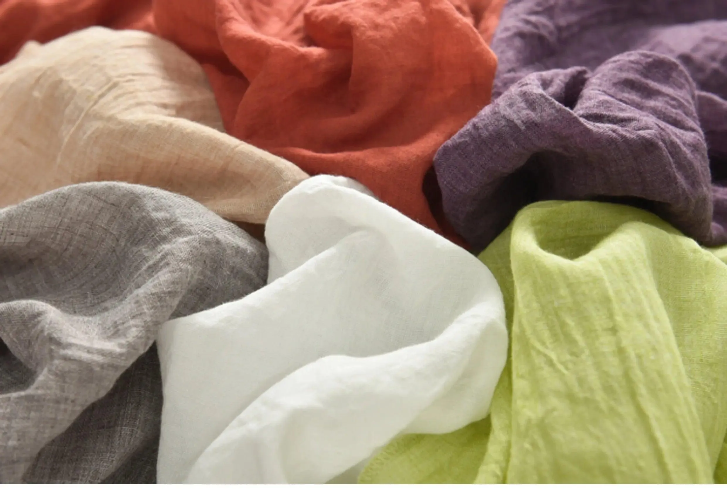 Women's fashion scarf Natural Linen and Cotton Blend Scarf