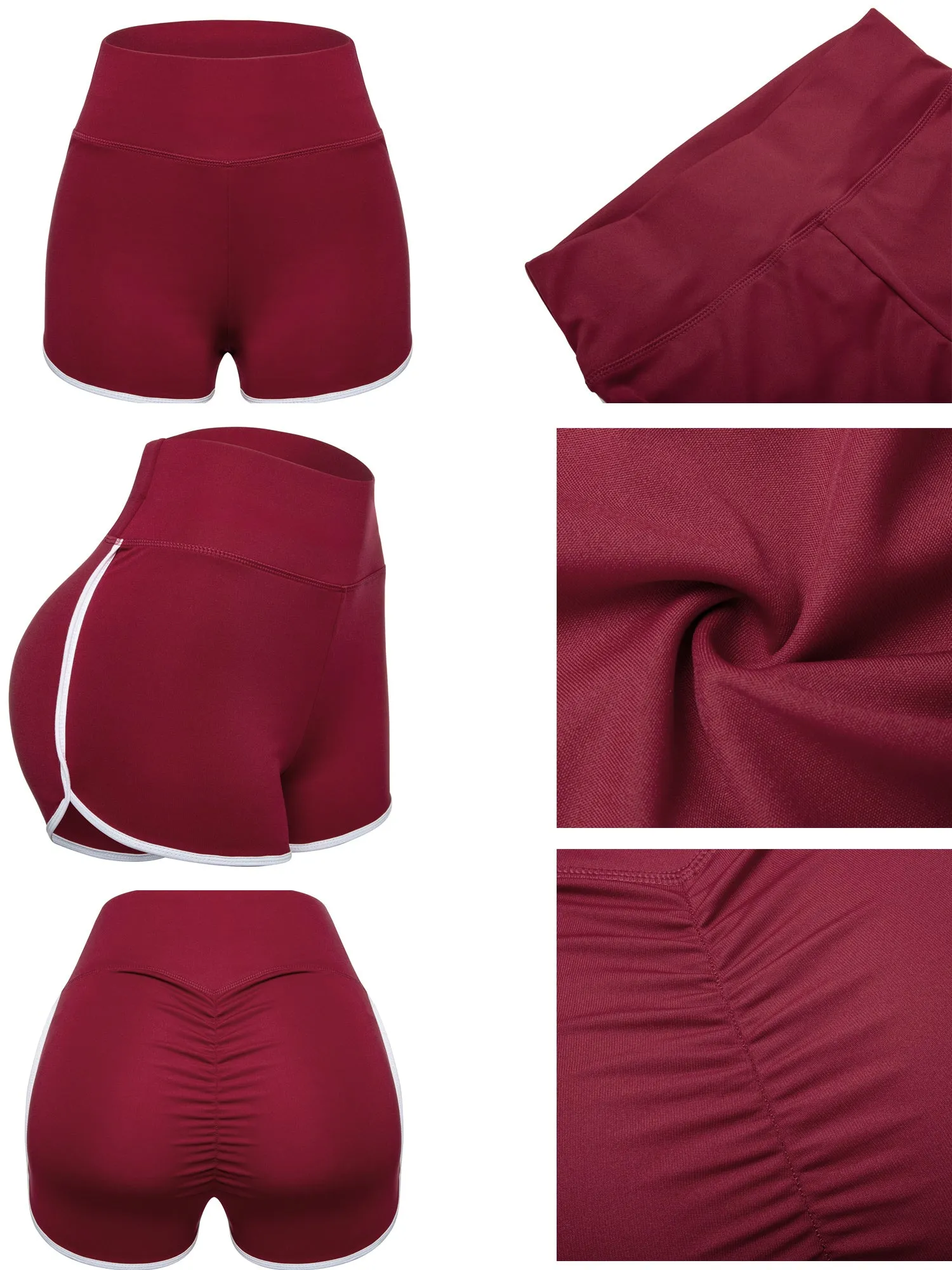 Women's High Waist Yoga Shorts Butt Lifting