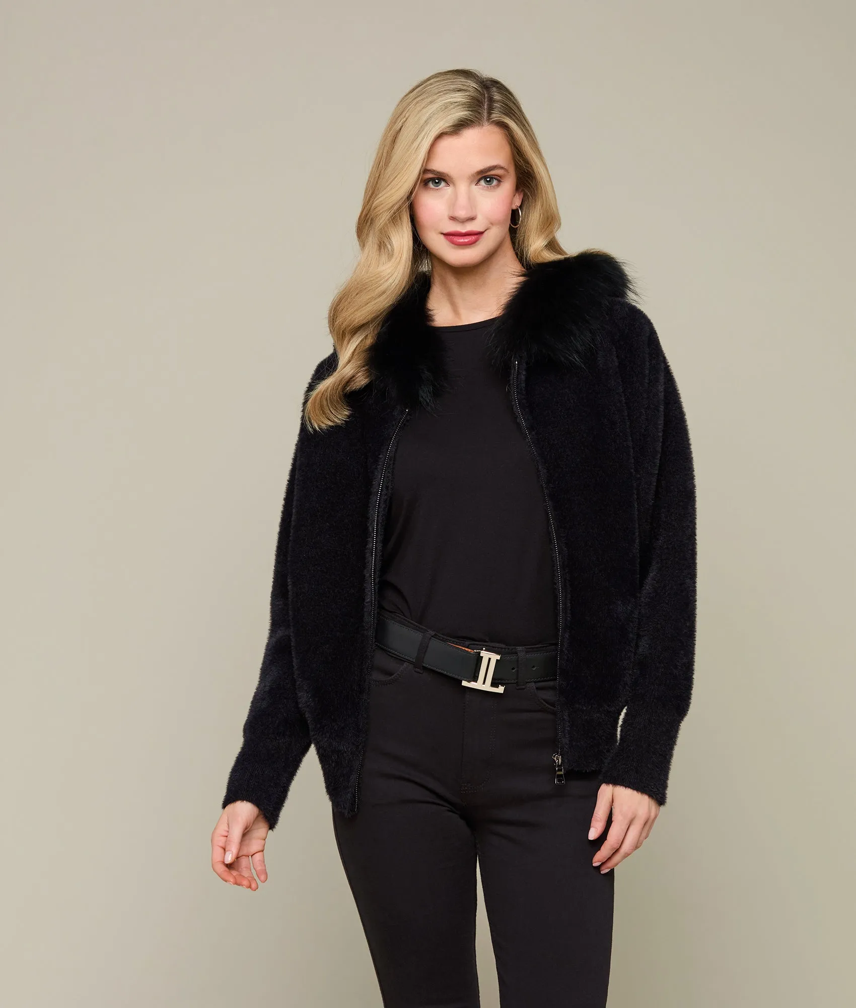 Women's Mirrored L Belt :: Black