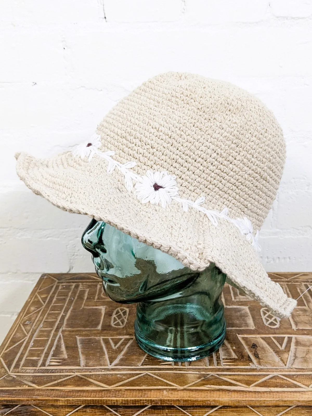 Wool Flower Hat