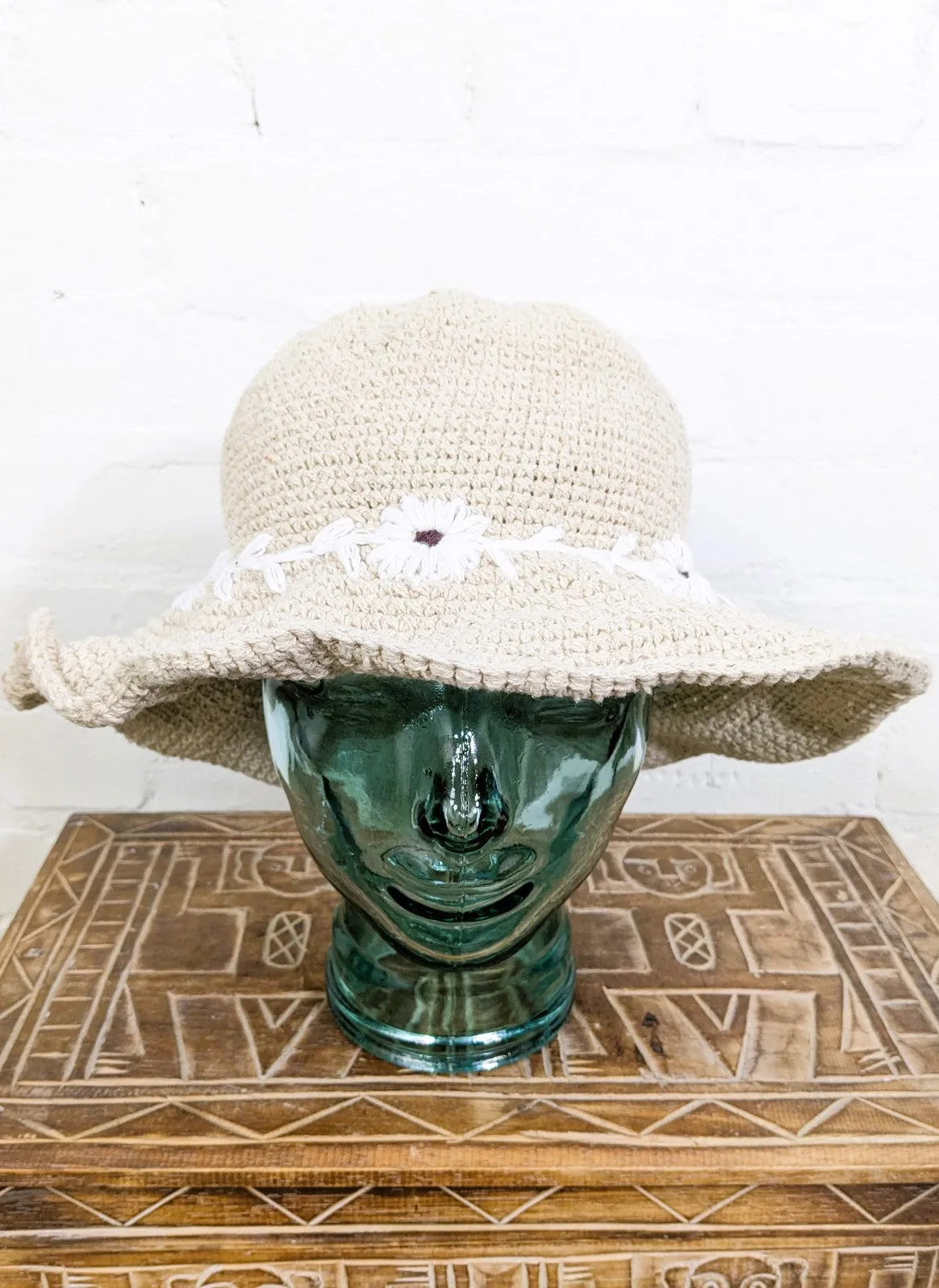 Wool Flower Hat