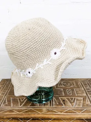 Wool Flower Hat