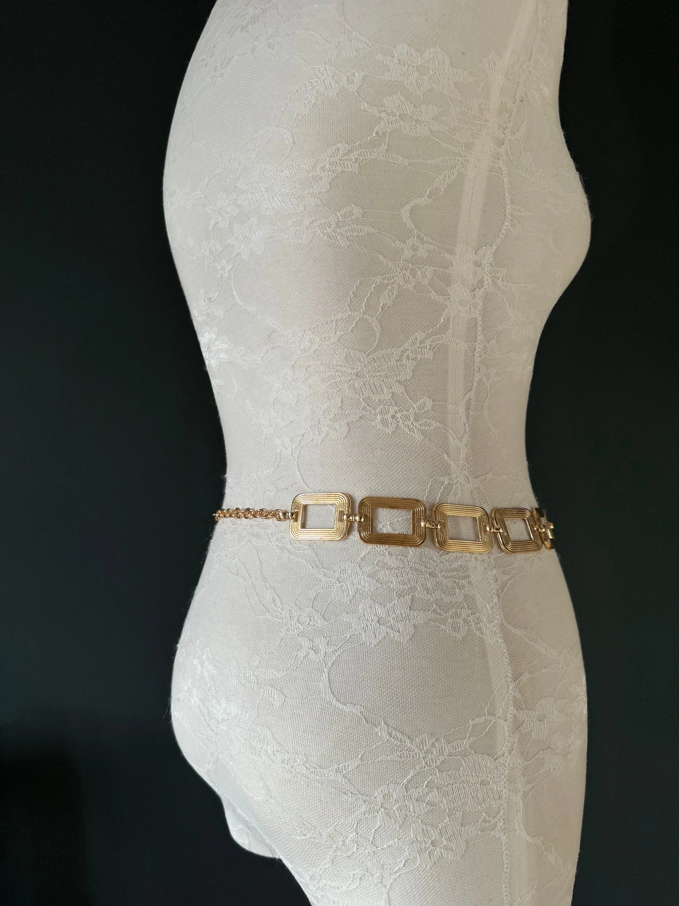 X-long Belt, Metal Ring Chain Belt, Silver, Gold, Statment Belt, Handmade, Fashion Belt, Accessory, Swimwear, Teen Sizes, XXXXL sizes, Gift