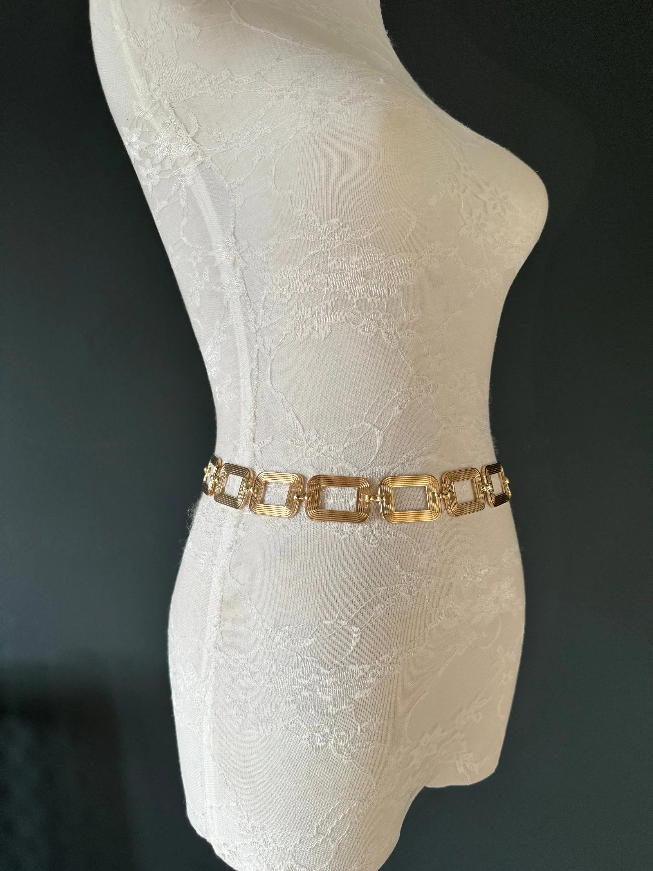 X-long Belt, Metal Ring Chain Belt, Silver, Gold, Statment Belt, Handmade, Fashion Belt, Accessory, Swimwear, Teen Sizes, XXXXL sizes, Gift