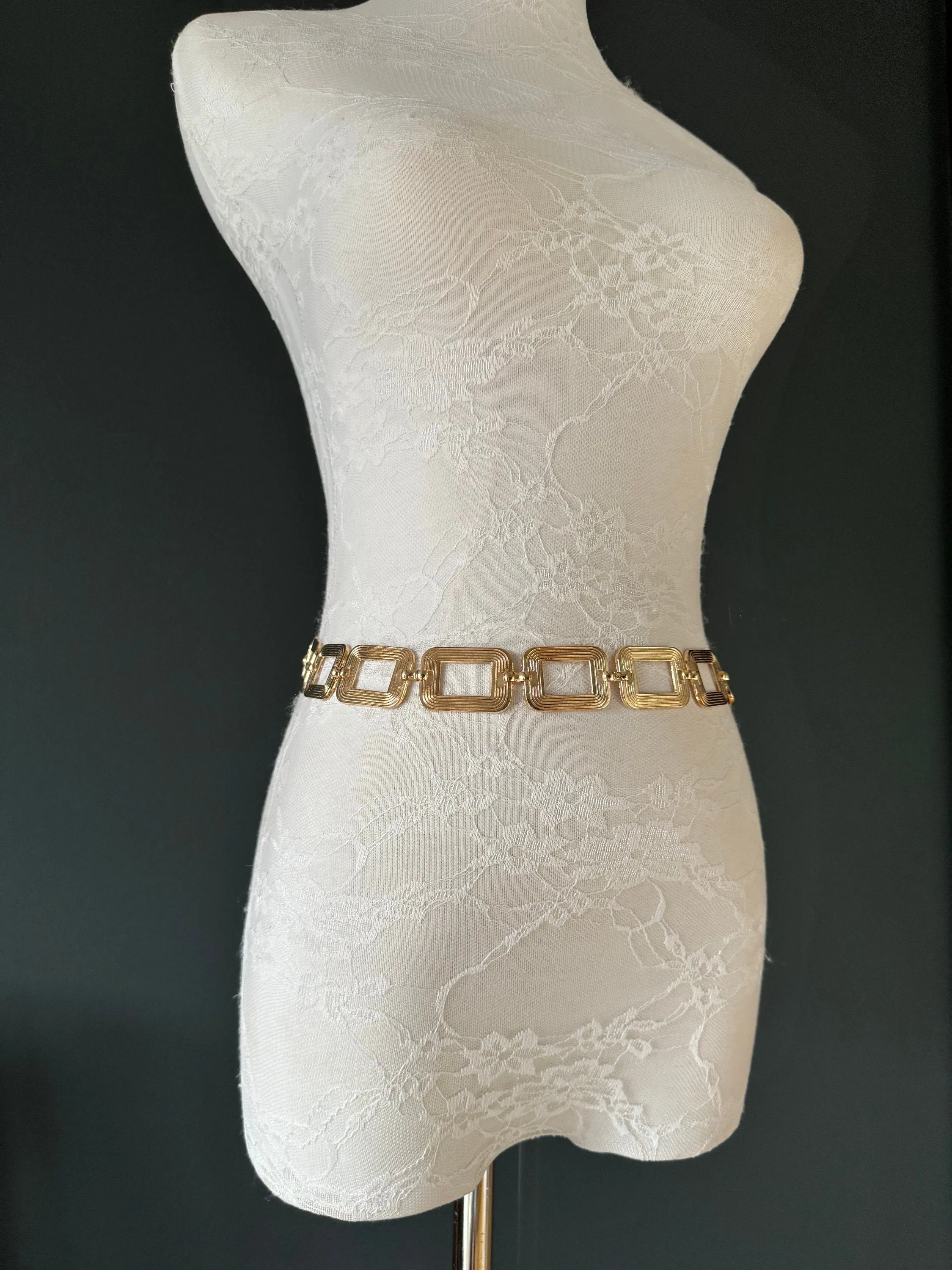 X-long Belt, Metal Ring Chain Belt, Silver, Gold, Statment Belt, Handmade, Fashion Belt, Accessory, Swimwear, Teen Sizes, XXXXL sizes, Gift